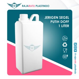 Jerigen Segel Putih Doff 1 Liter